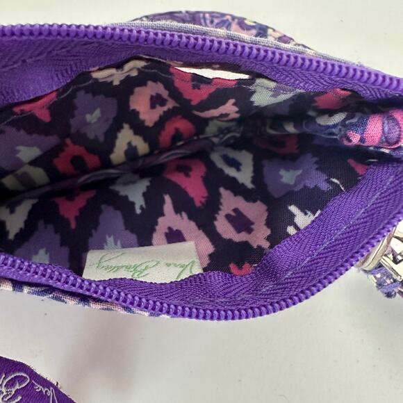 Vera Bradley Lilac Tapestry Zip ID Mini Wallet & Cotton Lanyard Set - Picture 8 of 8
